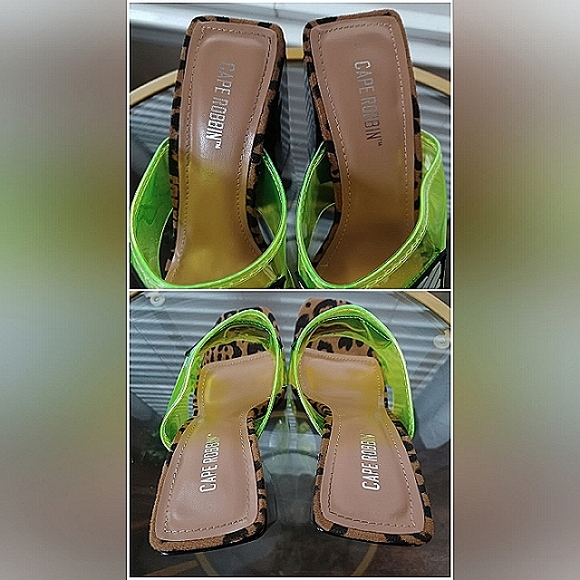 Cape Robbin Camryn Perspex High Heels - Picture 8 of 12